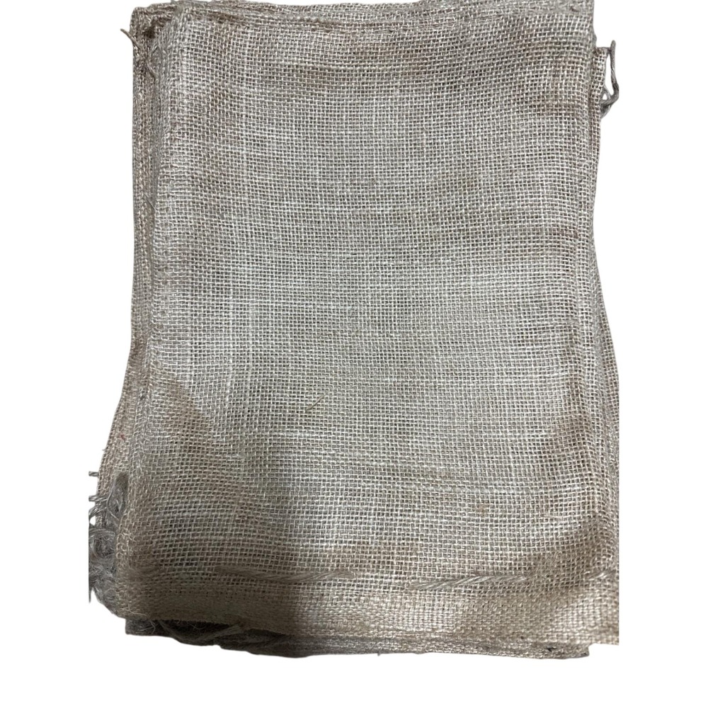 46 Pack Natural Burlap Drawstring Bags 10x14 Jute Rustic Wedding Favor Pouches